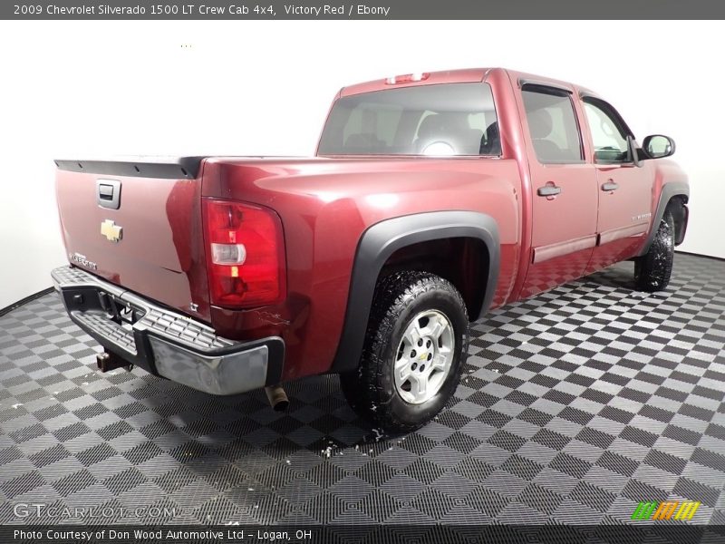 Victory Red / Ebony 2009 Chevrolet Silverado 1500 LT Crew Cab 4x4