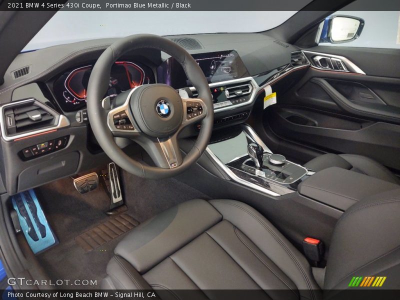  2021 4 Series 430i Coupe Black Interior