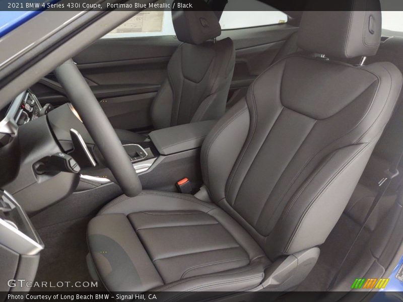 Front Seat of 2021 4 Series 430i Coupe