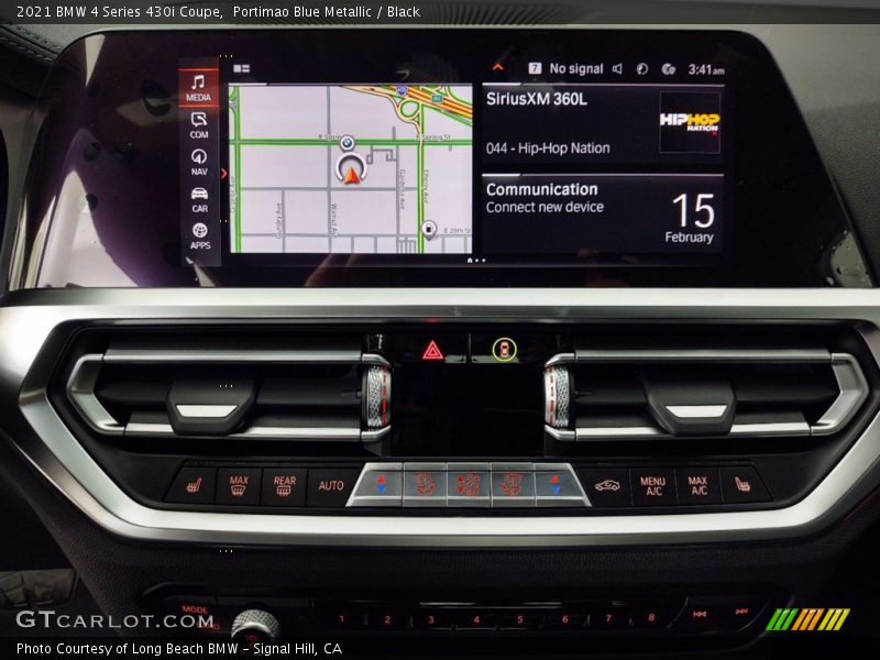 Navigation of 2021 4 Series 430i Coupe
