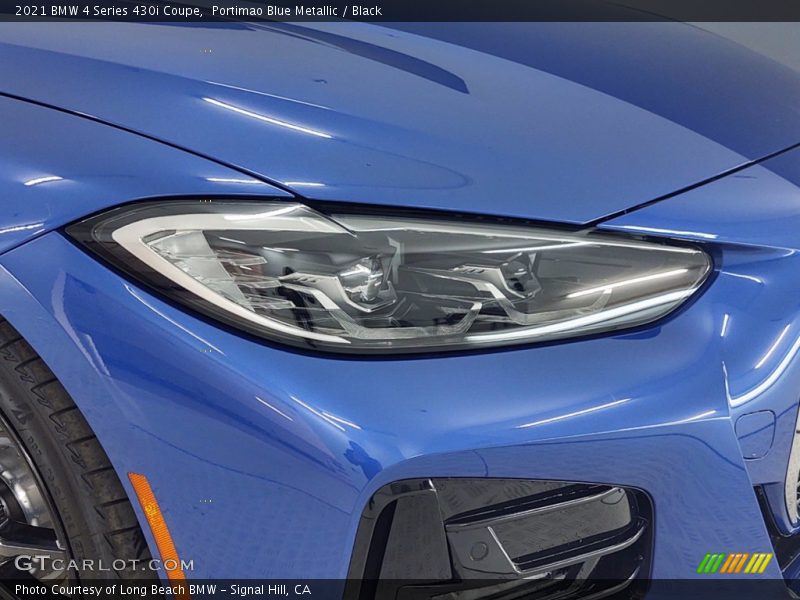 Portimao Blue Metallic / Black 2021 BMW 4 Series 430i Coupe