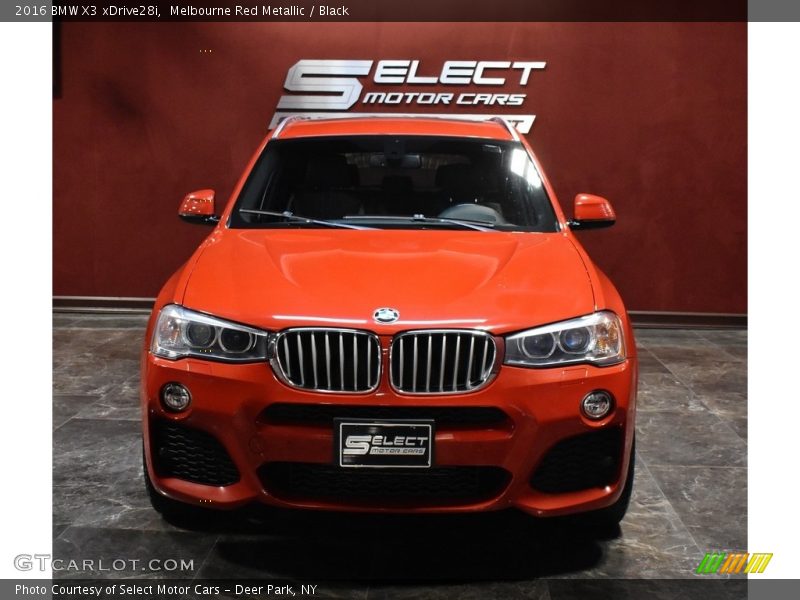 Melbourne Red Metallic / Black 2016 BMW X3 xDrive28i