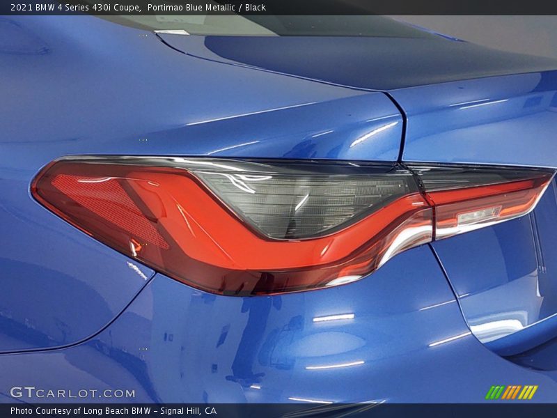 Portimao Blue Metallic / Black 2021 BMW 4 Series 430i Coupe