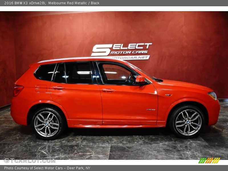 Melbourne Red Metallic / Black 2016 BMW X3 xDrive28i