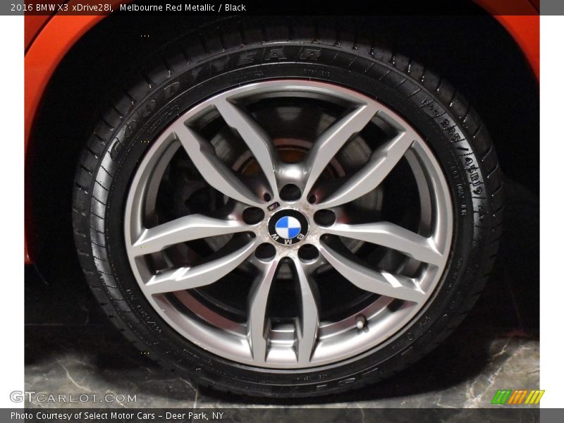 Melbourne Red Metallic / Black 2016 BMW X3 xDrive28i