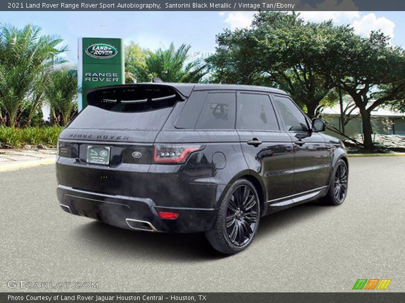 Santorini Black Metallic / Vintage Tan/Ebony 2021 Land Rover Range Rover Sport Autobiography