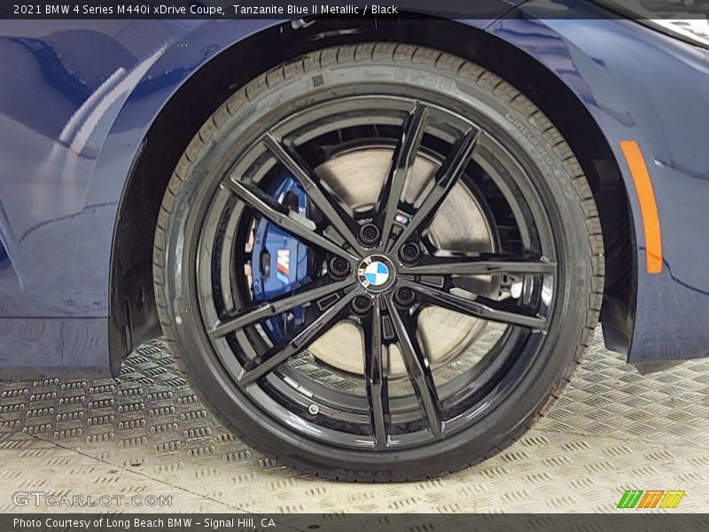 Tanzanite Blue II Metallic / Black 2021 BMW 4 Series M440i xDrive Coupe