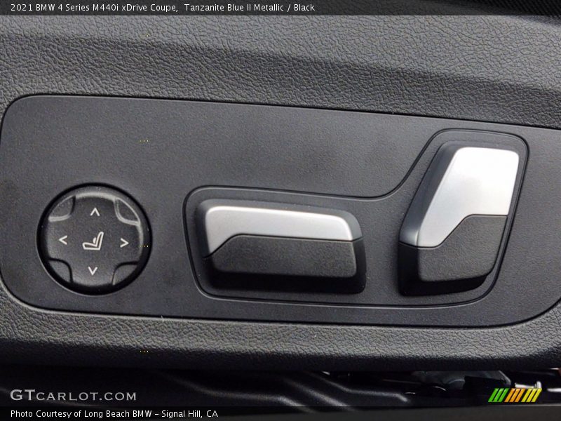 Tanzanite Blue II Metallic / Black 2021 BMW 4 Series M440i xDrive Coupe