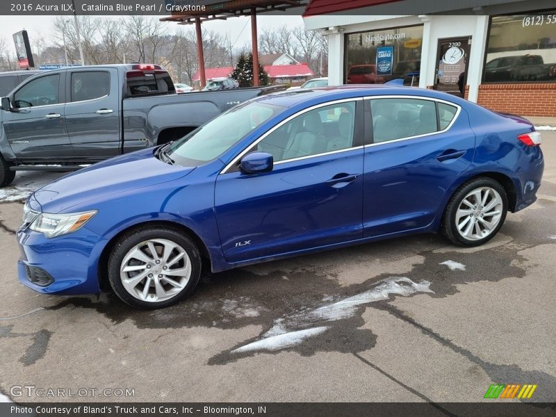 Catalina Blue Pearl / Graystone 2016 Acura ILX