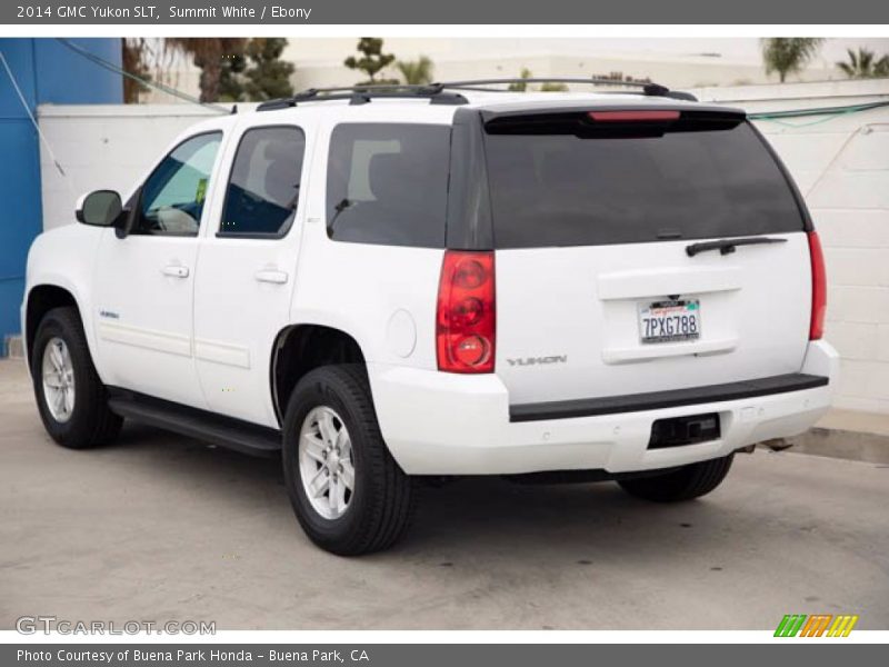 Summit White / Ebony 2014 GMC Yukon SLT