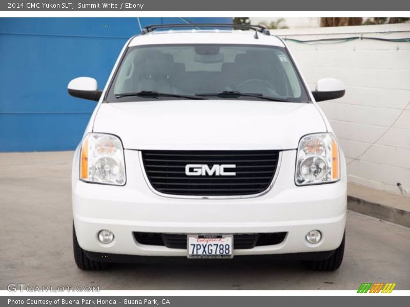 Summit White / Ebony 2014 GMC Yukon SLT