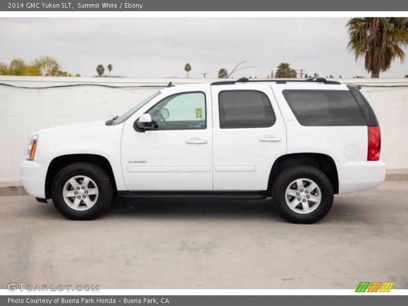 Summit White / Ebony 2014 GMC Yukon SLT