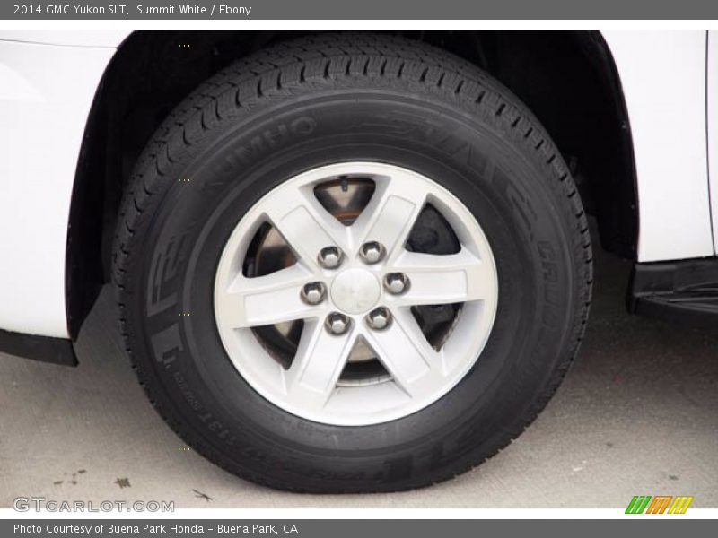 Summit White / Ebony 2014 GMC Yukon SLT