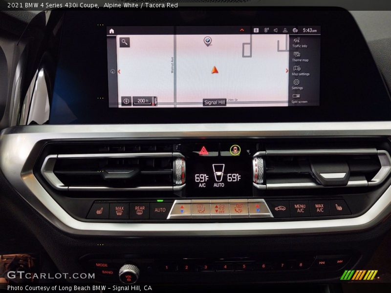 Alpine White / Tacora Red 2021 BMW 4 Series 430i Coupe