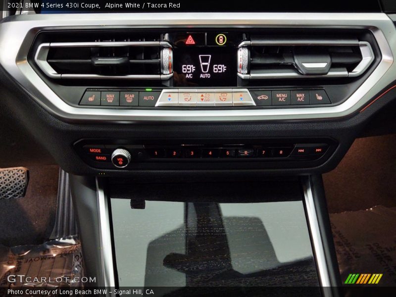 Alpine White / Tacora Red 2021 BMW 4 Series 430i Coupe