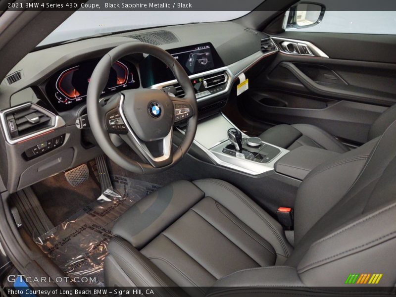Front Seat of 2021 4 Series 430i Coupe