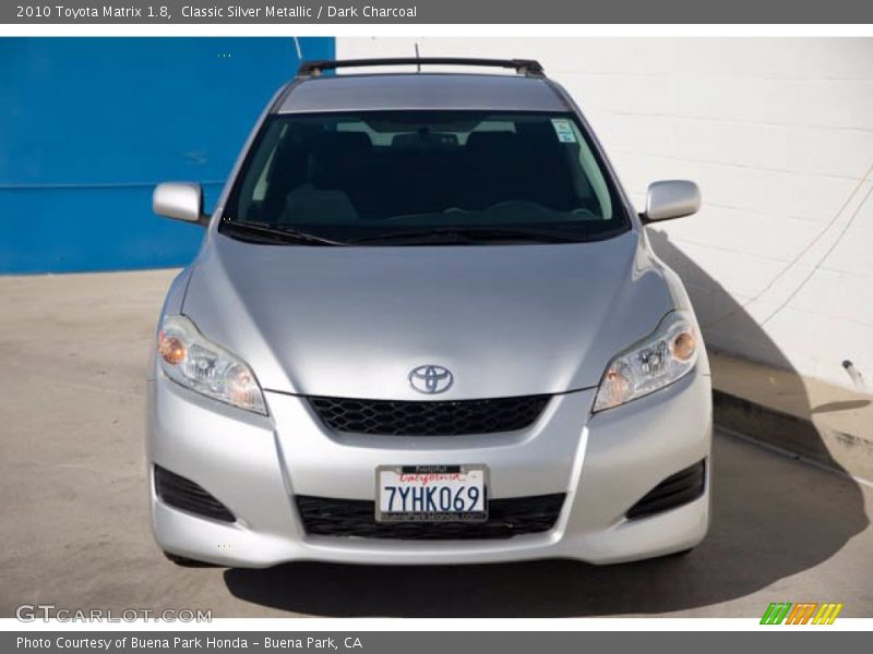 Classic Silver Metallic / Dark Charcoal 2010 Toyota Matrix 1.8