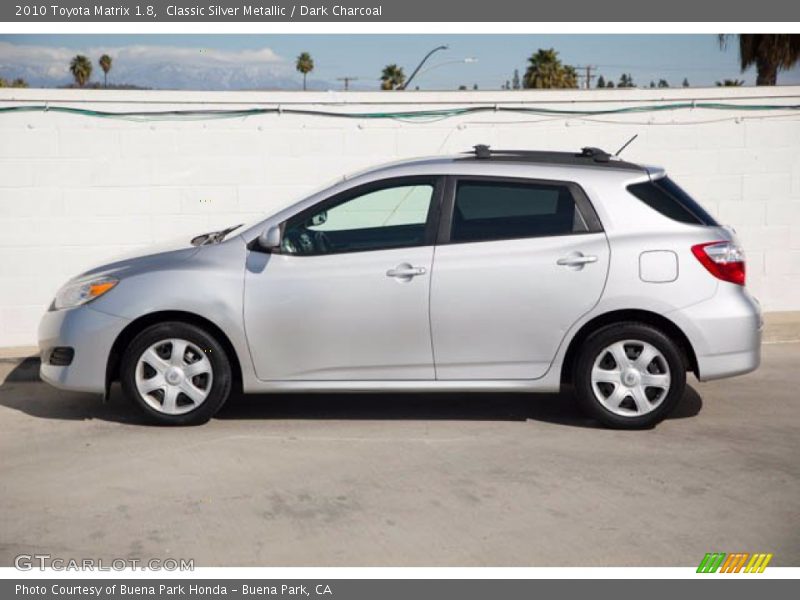 Classic Silver Metallic / Dark Charcoal 2010 Toyota Matrix 1.8