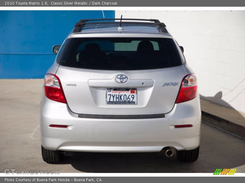 Classic Silver Metallic / Dark Charcoal 2010 Toyota Matrix 1.8
