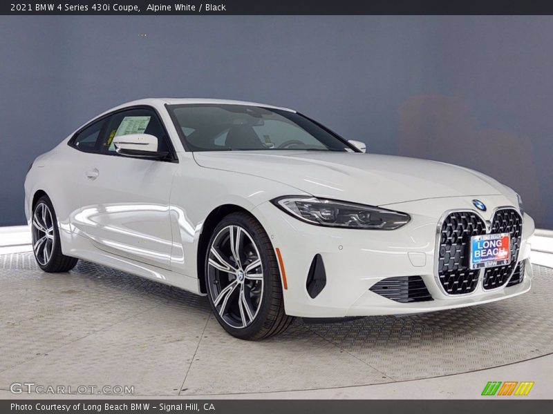 Alpine White / Black 2021 BMW 4 Series 430i Coupe