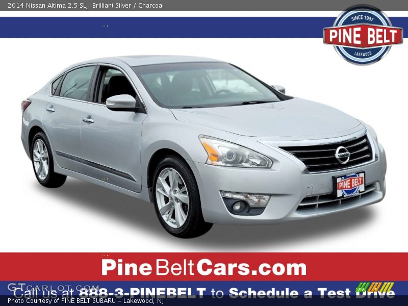 Brilliant Silver / Charcoal 2014 Nissan Altima 2.5 SL