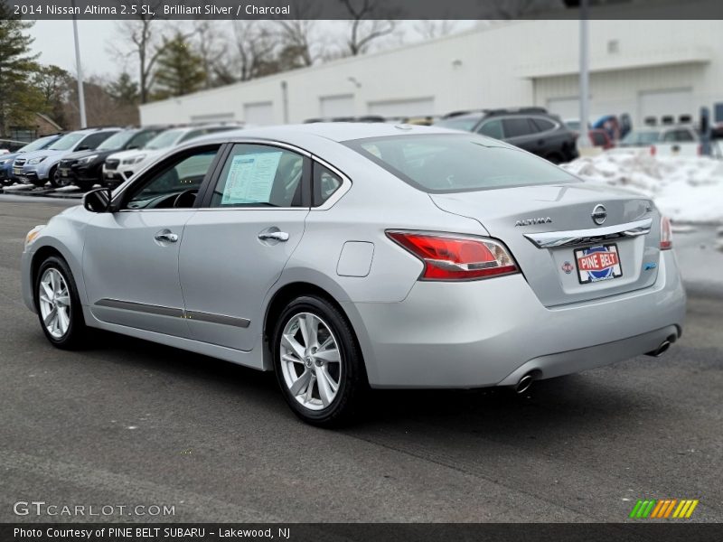 Brilliant Silver / Charcoal 2014 Nissan Altima 2.5 SL