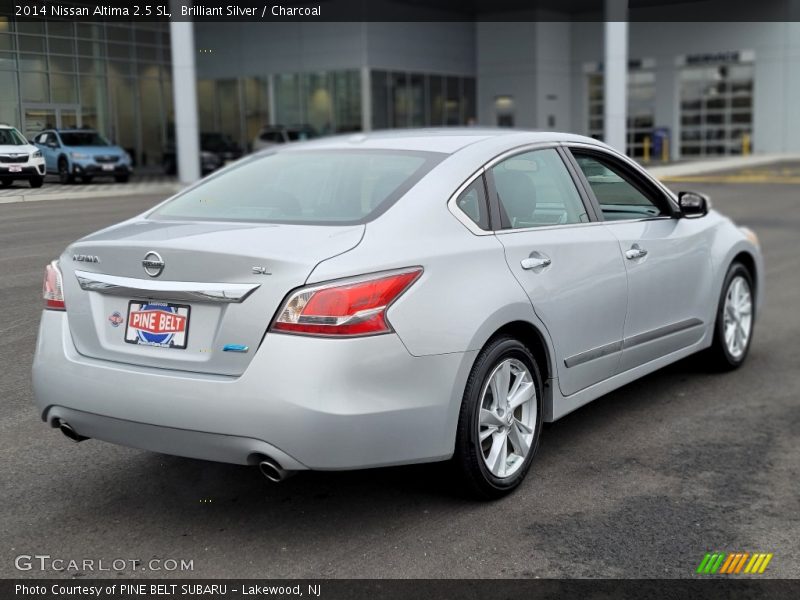 Brilliant Silver / Charcoal 2014 Nissan Altima 2.5 SL