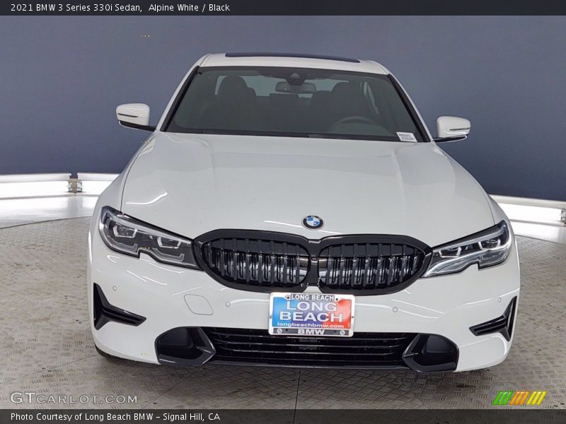 Alpine White / Black 2021 BMW 3 Series 330i Sedan