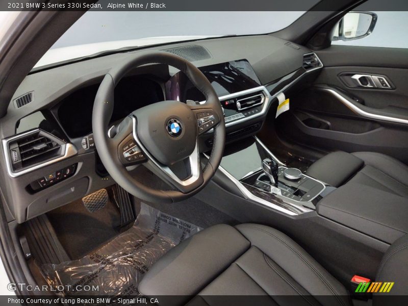 Alpine White / Black 2021 BMW 3 Series 330i Sedan
