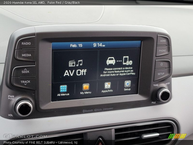 Pulse Red / Gray/Black 2020 Hyundai Kona SEL AWD