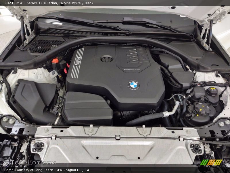 Alpine White / Black 2021 BMW 3 Series 330i Sedan