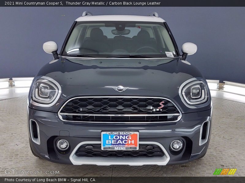 Thunder Gray Metallic / Carbon Black Lounge Leather 2021 Mini Countryman Cooper S