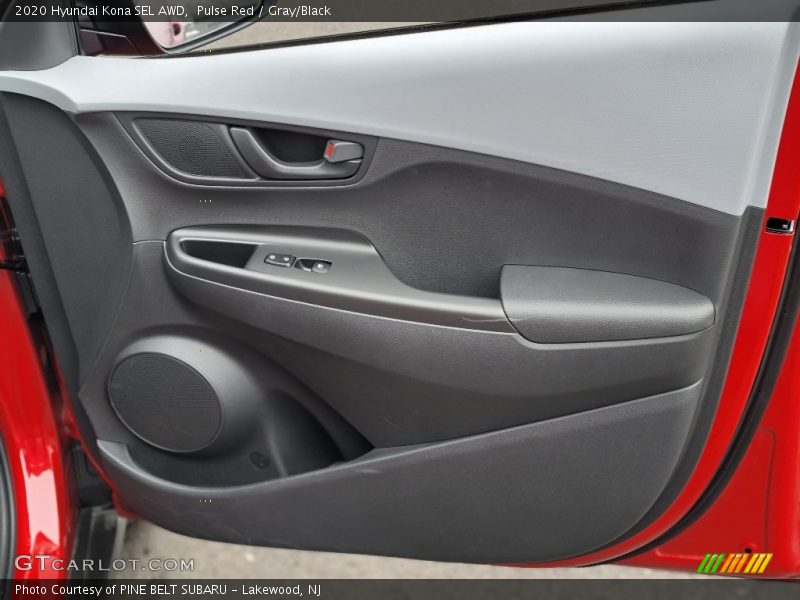 Pulse Red / Gray/Black 2020 Hyundai Kona SEL AWD