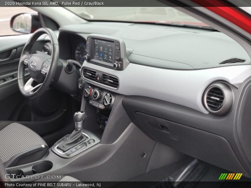 Pulse Red / Gray/Black 2020 Hyundai Kona SEL AWD