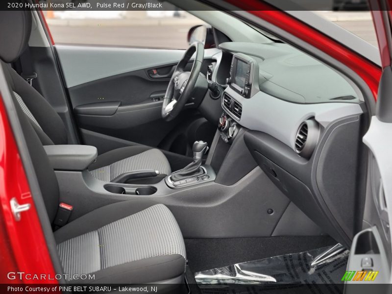 Pulse Red / Gray/Black 2020 Hyundai Kona SEL AWD
