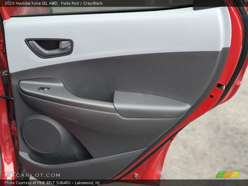 Pulse Red / Gray/Black 2020 Hyundai Kona SEL AWD