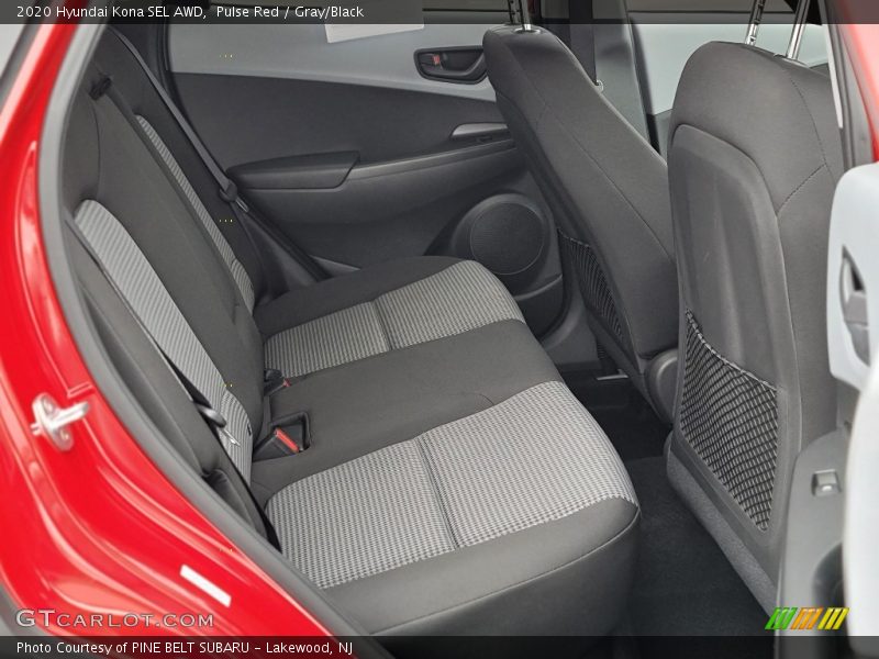 Pulse Red / Gray/Black 2020 Hyundai Kona SEL AWD