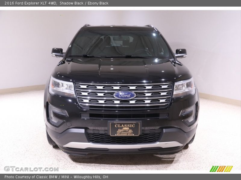 Shadow Black / Ebony Black 2016 Ford Explorer XLT 4WD