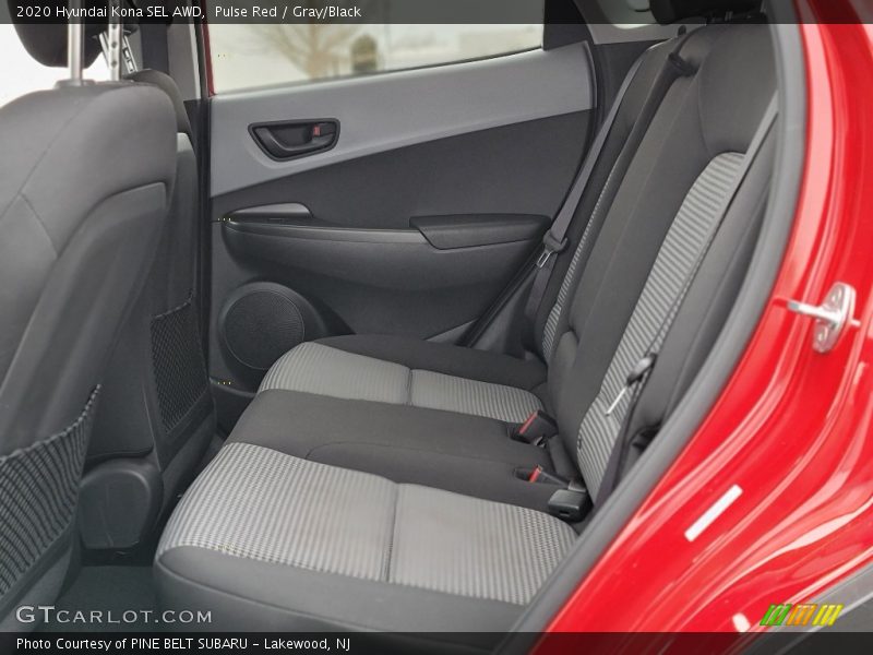 Pulse Red / Gray/Black 2020 Hyundai Kona SEL AWD