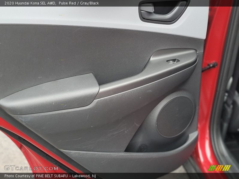 Pulse Red / Gray/Black 2020 Hyundai Kona SEL AWD