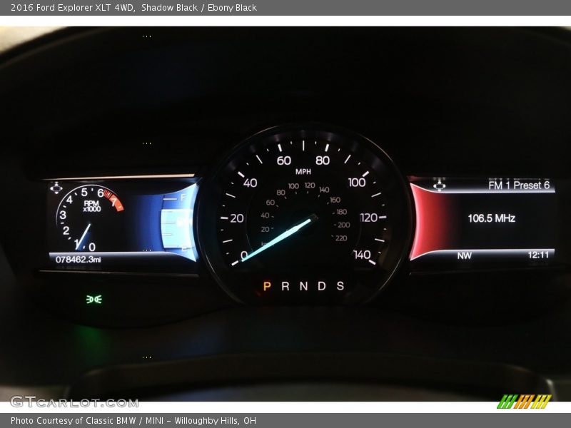 Shadow Black / Ebony Black 2016 Ford Explorer XLT 4WD