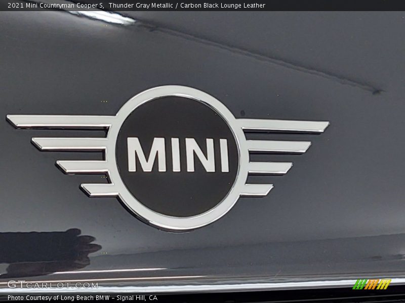 Thunder Gray Metallic / Carbon Black Lounge Leather 2021 Mini Countryman Cooper S