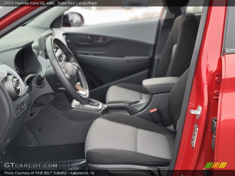 Pulse Red / Gray/Black 2020 Hyundai Kona SEL AWD