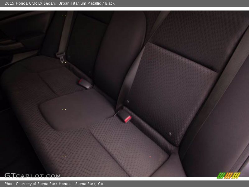 Urban Titanium Metallic / Black 2015 Honda Civic LX Sedan