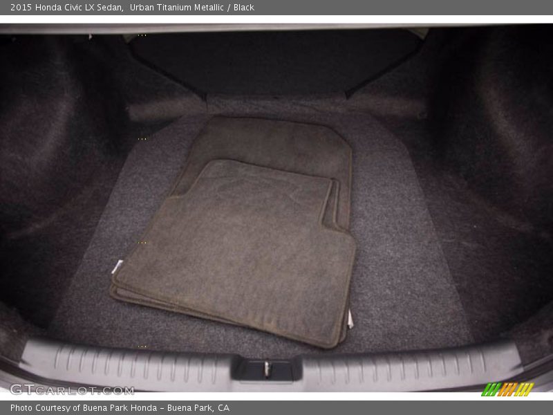 Urban Titanium Metallic / Black 2015 Honda Civic LX Sedan
