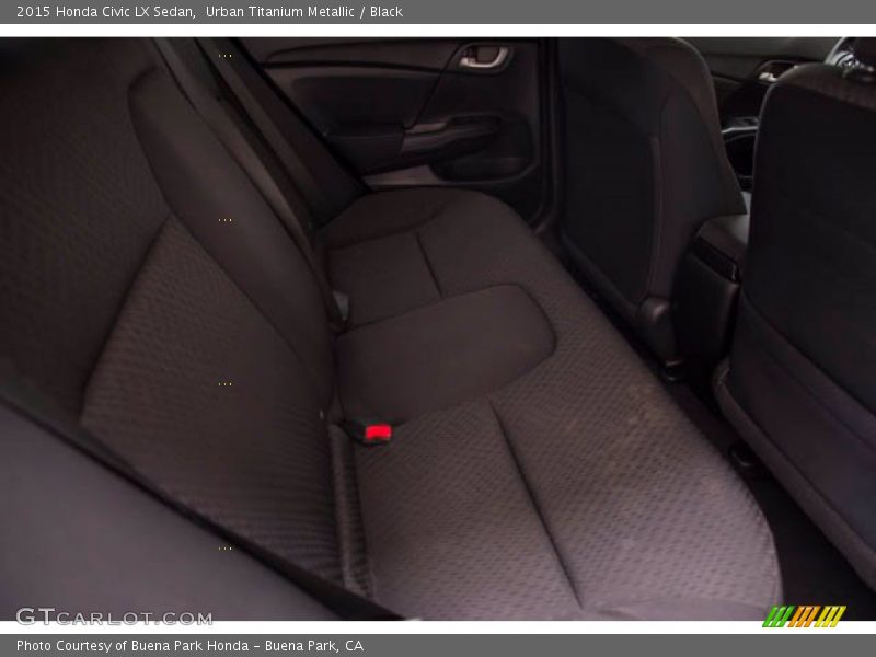 Urban Titanium Metallic / Black 2015 Honda Civic LX Sedan