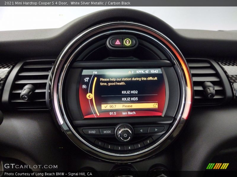 White Silver Metallic / Carbon Black 2021 Mini Hardtop Cooper S 4 Door