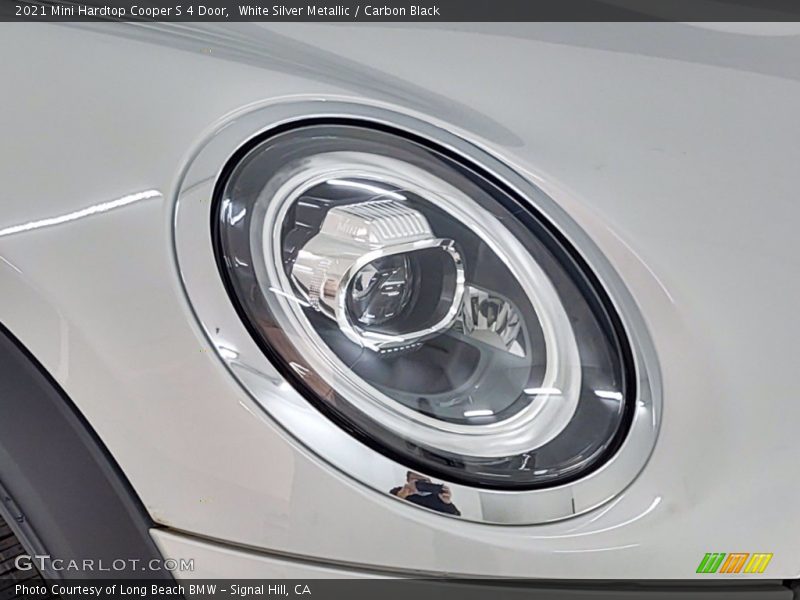 White Silver Metallic / Carbon Black 2021 Mini Hardtop Cooper S 4 Door