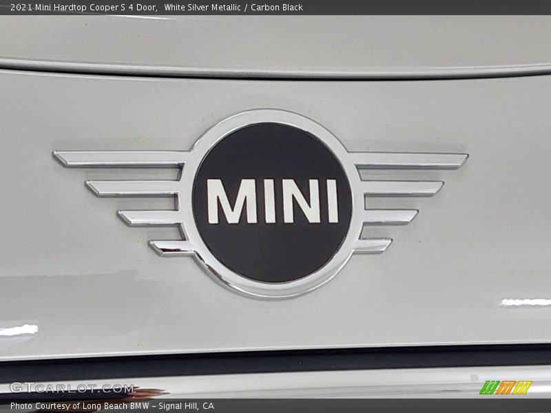 White Silver Metallic / Carbon Black 2021 Mini Hardtop Cooper S 4 Door