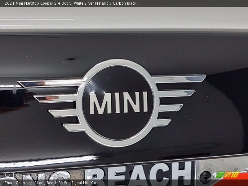 White Silver Metallic / Carbon Black 2021 Mini Hardtop Cooper S 4 Door